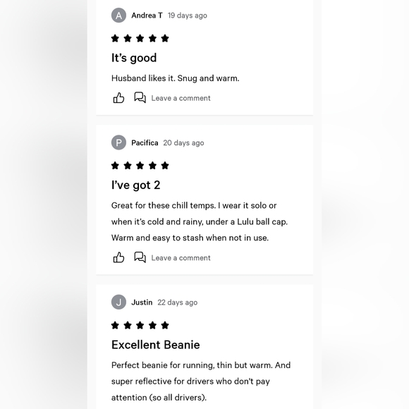 lululemon Reflective Out Run Beanie Rulu™ Fabric for Running NWT - Picture 4 of 11